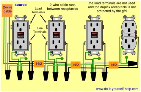 wiring gfci outlets parallel